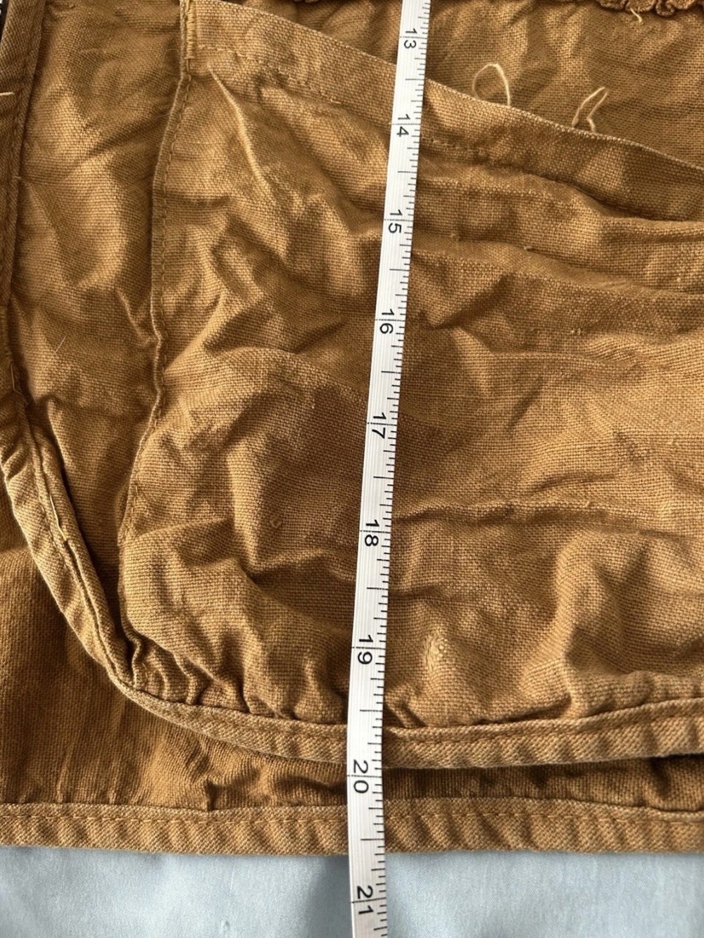 Vintage SAFTBAK Canvas Hunting Vest Game Utility Workwear Made USA - Picture 8 of 8